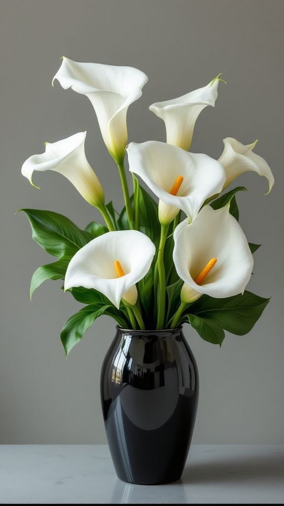Chic Black Vase