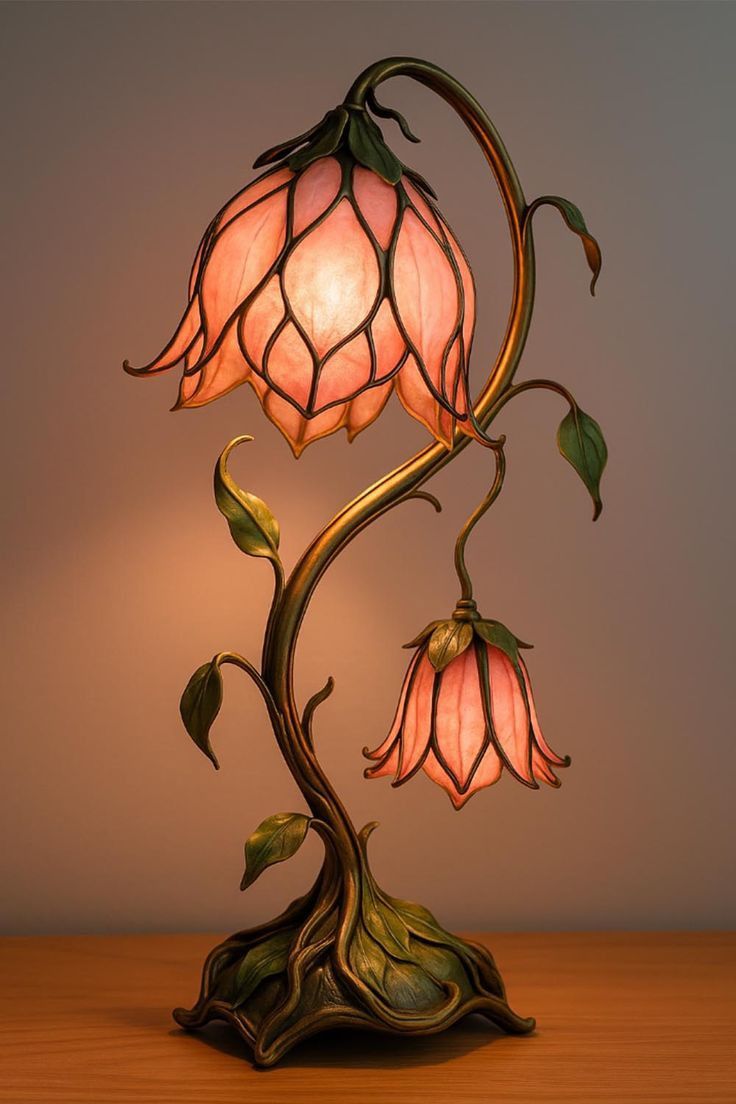 Enchanted Flower Petal Table Lamp